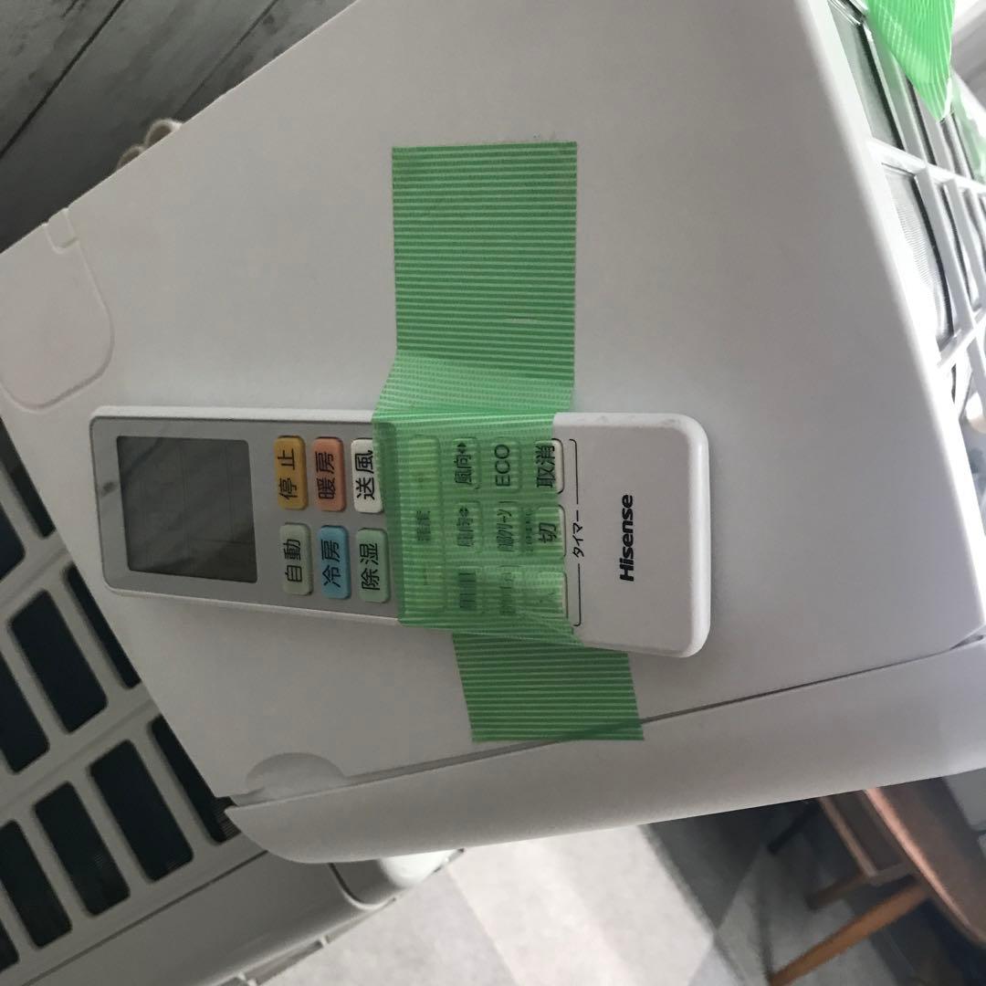【美品】Hisense エアコン HA-S22DE9-W 6畳用 2021年 K