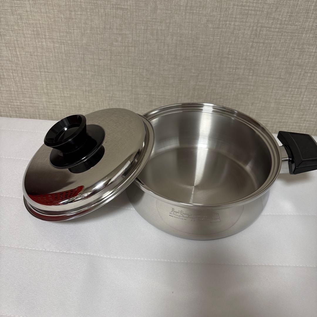 ロイヤルクィーン2コート蓋付き（美品）と小フライパン　２個
