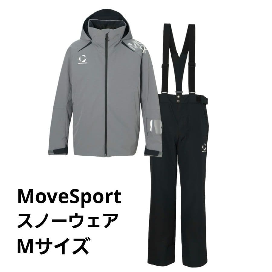 MoveSport DESCENTE スノーウェア Mサイズ　グレー
