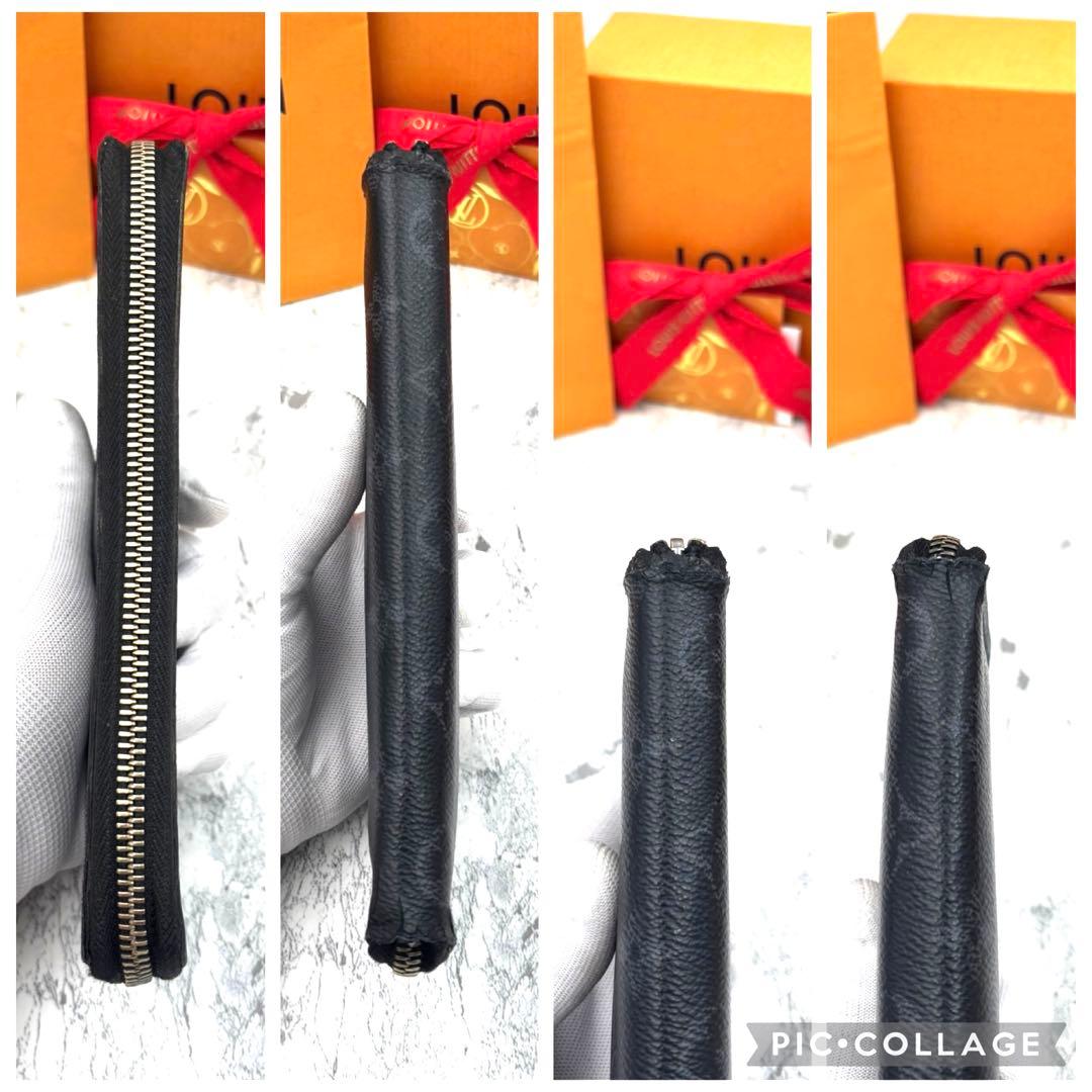 【極美品】 ルイヴィトン モノグラム エクリプス ヴェルティカル 長財布