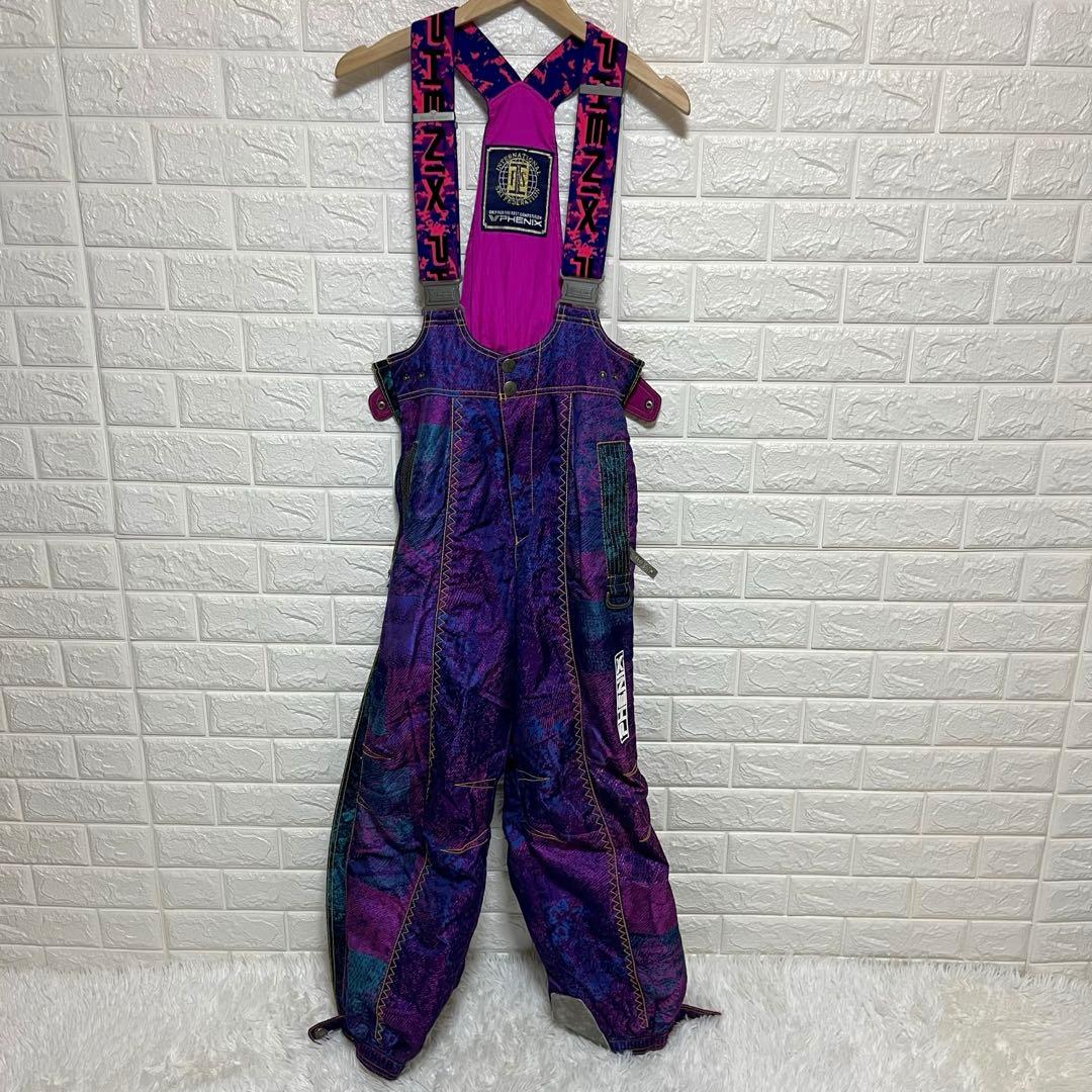 美品 平成レトロ 90's フェニックス スノーウェア上下 スキー スノボ