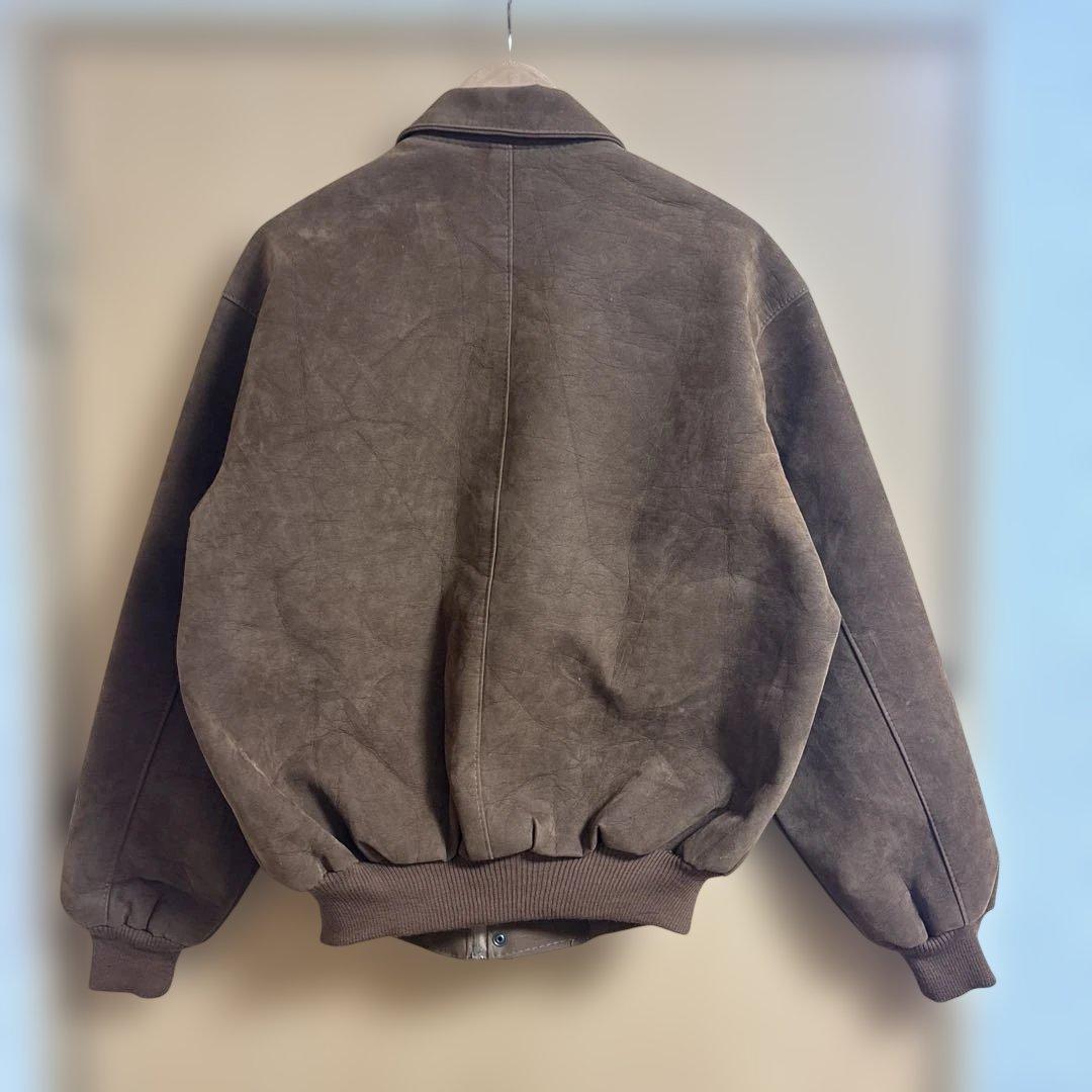 フ*ウ様 アルマーニ　コレッツォーニ　フェークスエードジャケット　00s