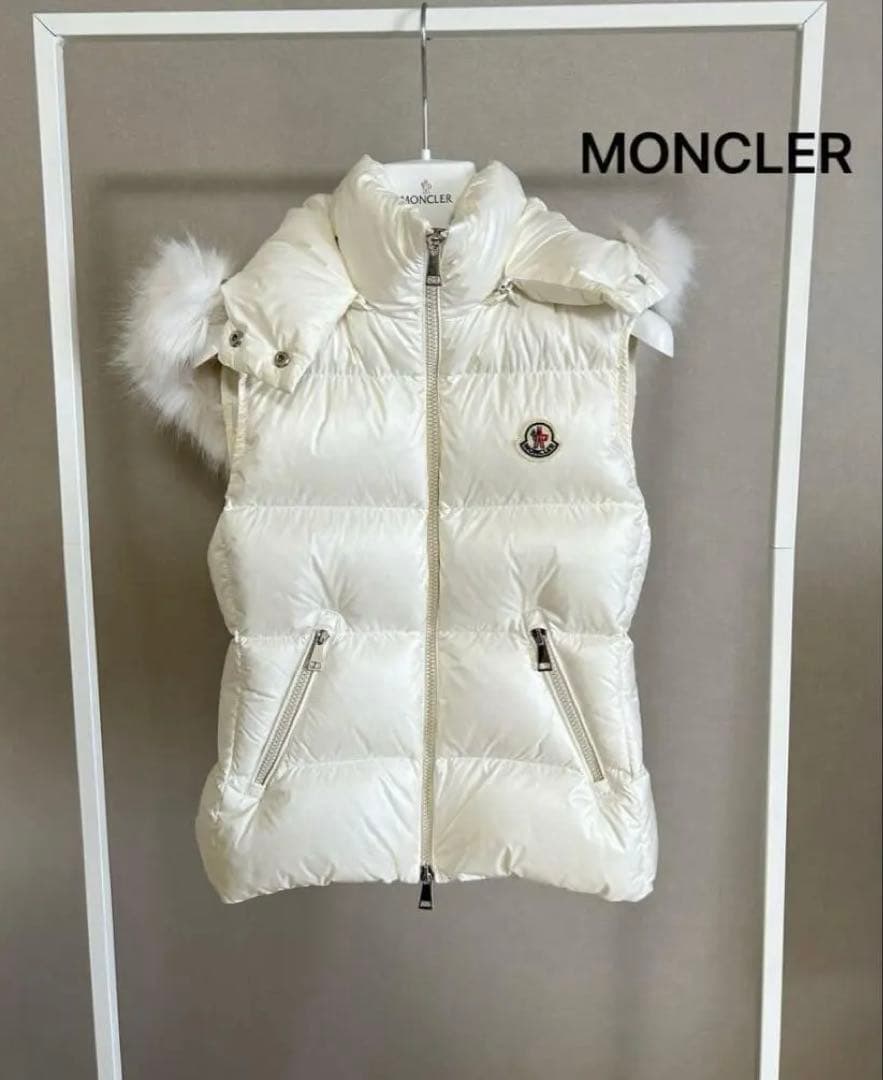 ★モンクレール　GALLINULE　2023-24年　00　ホワイト　美品★
