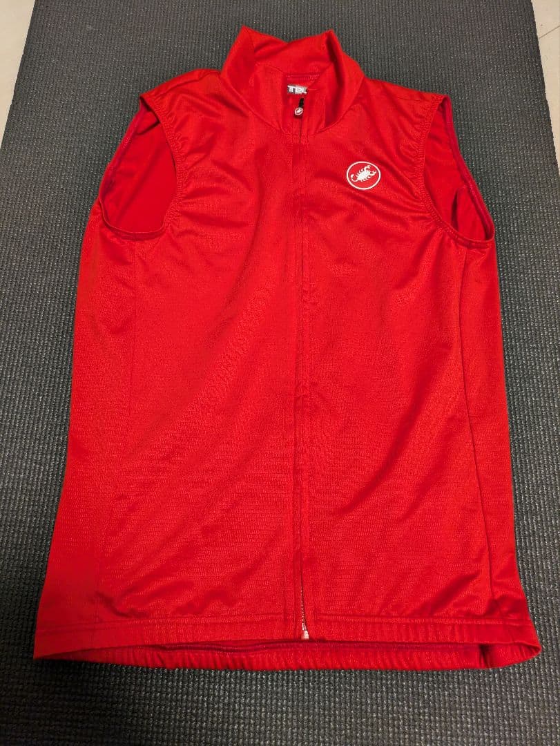 CASTELLI PRO THERMAL MID VEST ポンペイアレッド L