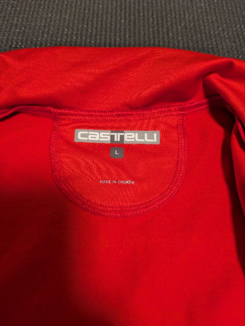 CASTELLI PRO THERMAL MID VEST ポンペイアレッド L