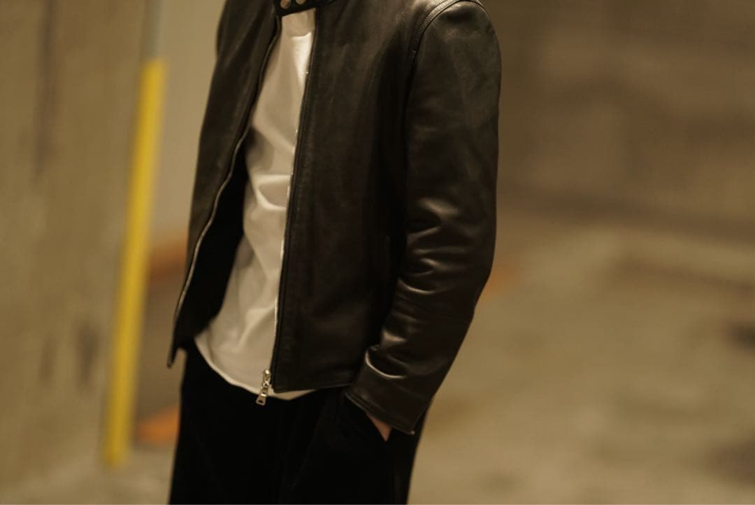 タ*カ様 EMMETI JURI ユリ 羊革 ラム レザー シングルライダースジ