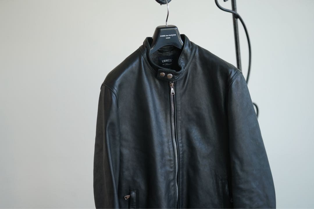 タ*カ様 EMMETI JURI ユリ 羊革 ラム レザー シングルライダースジ