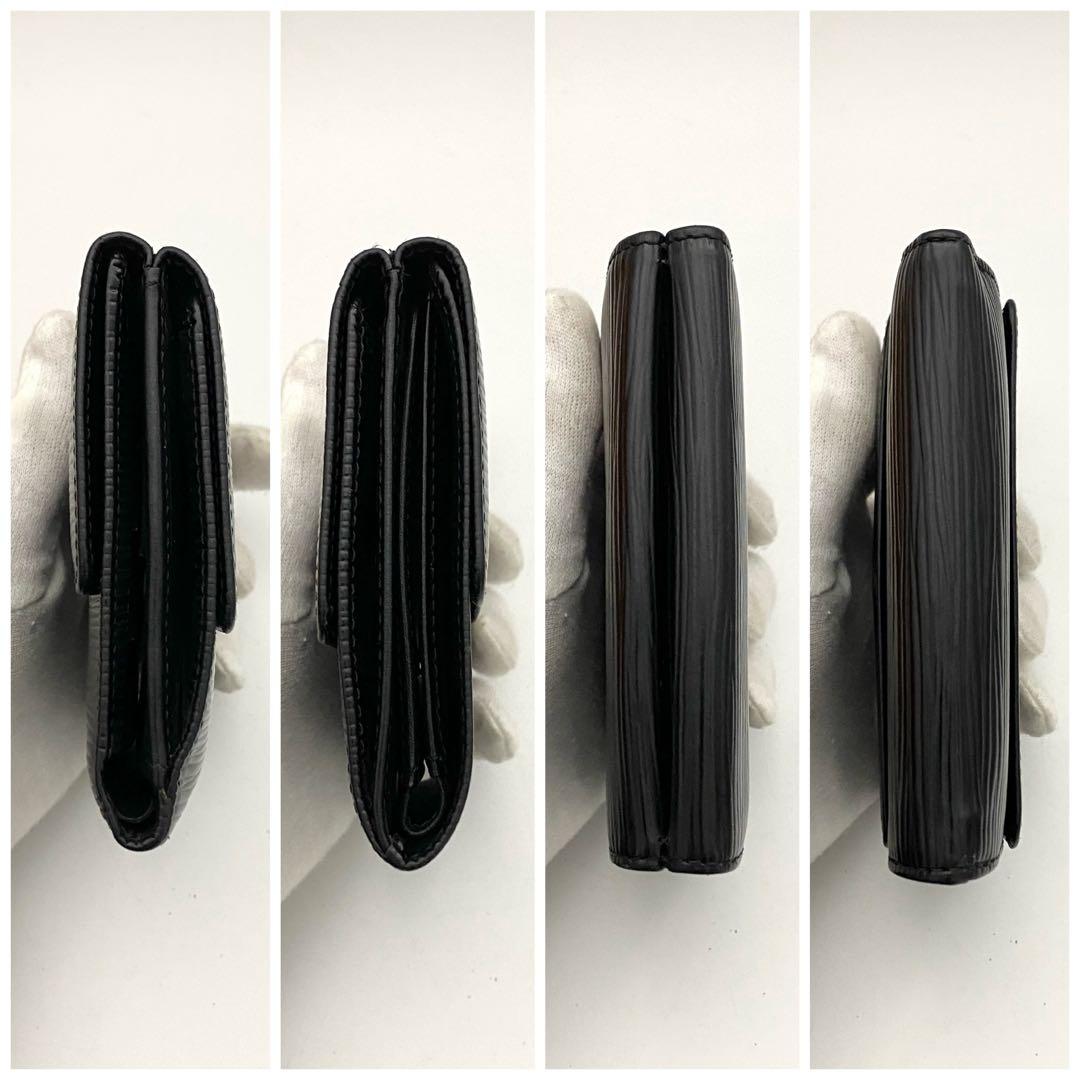 ルイヴィトン　エピ　エリーズ　折り財布　wホック