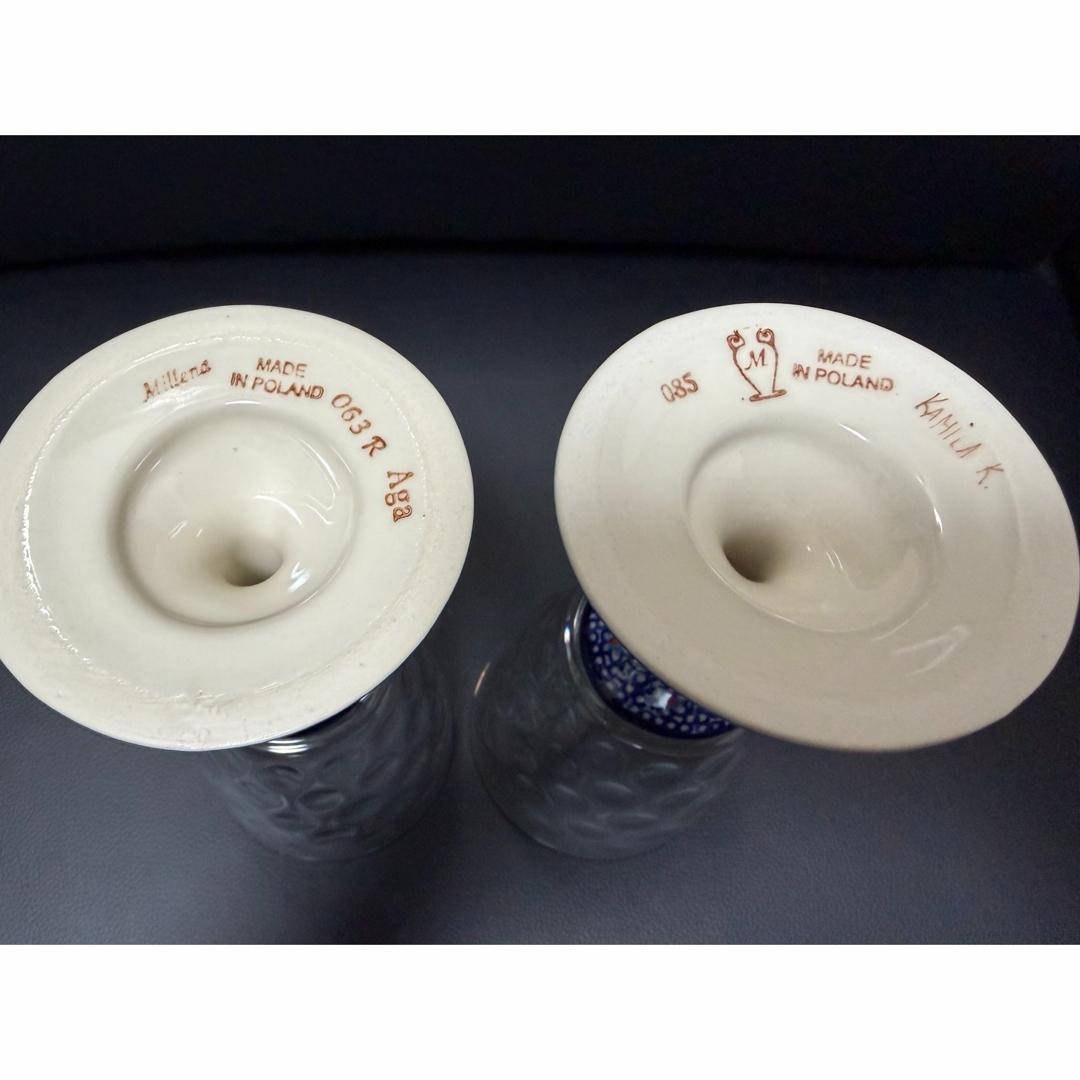 ポーランド食器 グラス 2点セット ワイン ビール ジュースポーリッシュポタリー