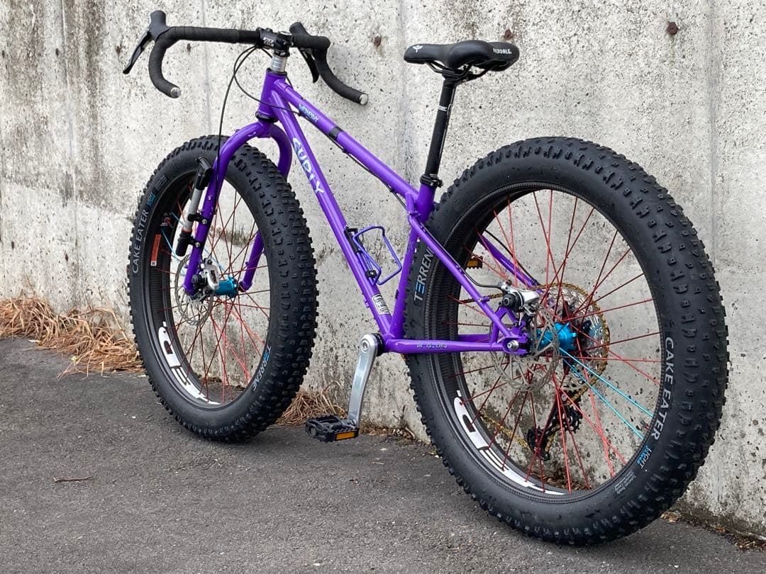 激レア 新品同SURLYサーリードロップハンドルHEDホイール超高級カスタム