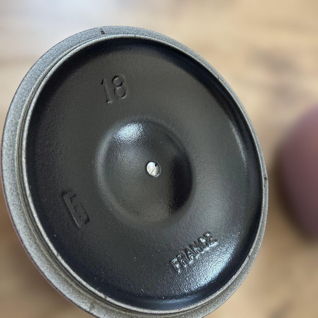 LE CREUSET 鋳鉄 両手鍋 ピンク