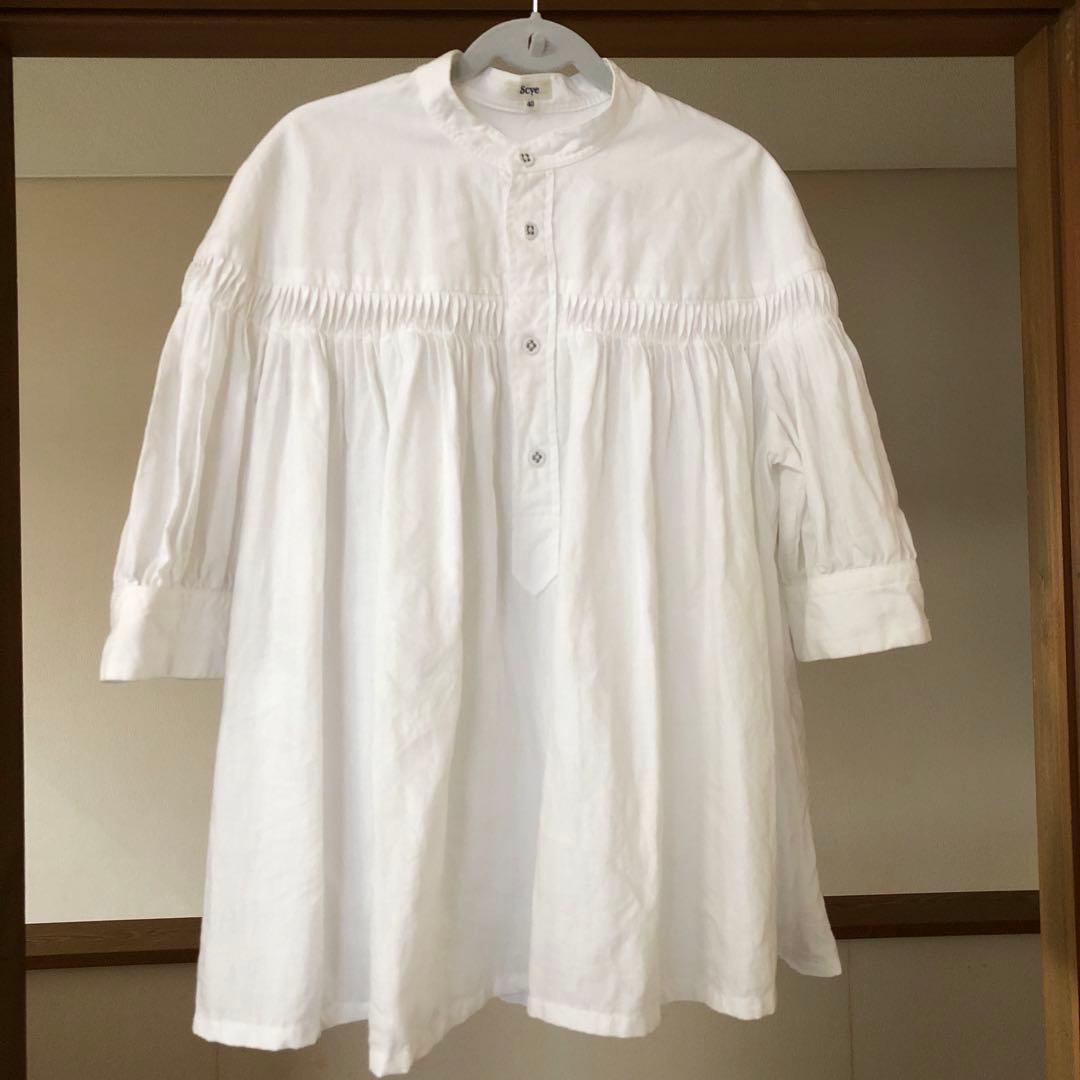 Scye ホワイト シャツ 40