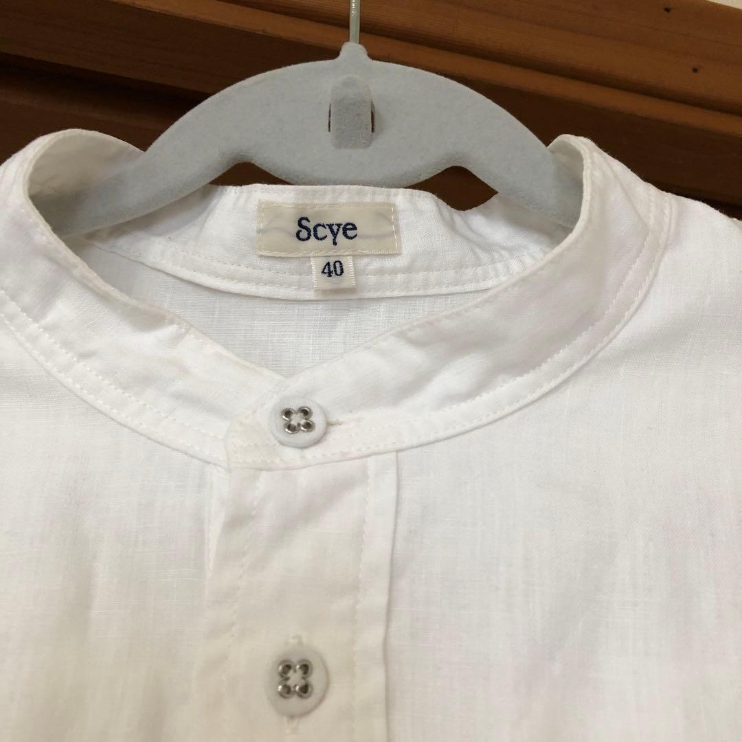 Scye ホワイト シャツ 40