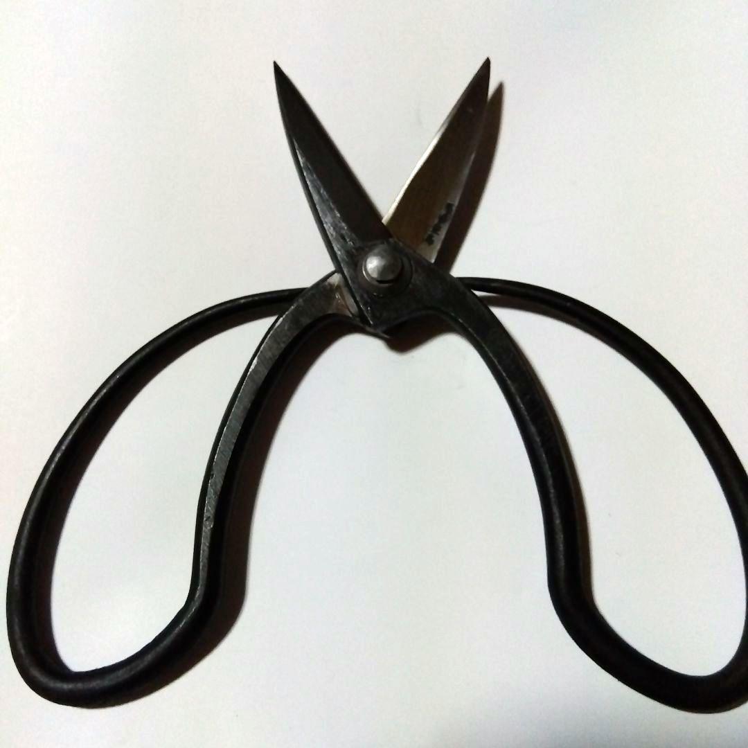 【値下げ】《馬場豊島 大久保鋏 青鋼 195mm 植木鋏》