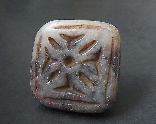 ★W0201★古代石 (231) 古代　印章石　ジャスパー　西アジア　中近東