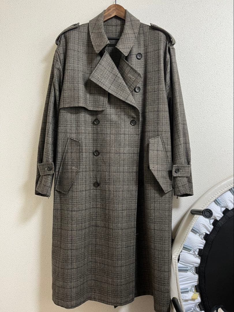 ジャケット・アウター stein 22aw OVERSIZED TRENCH COAT S