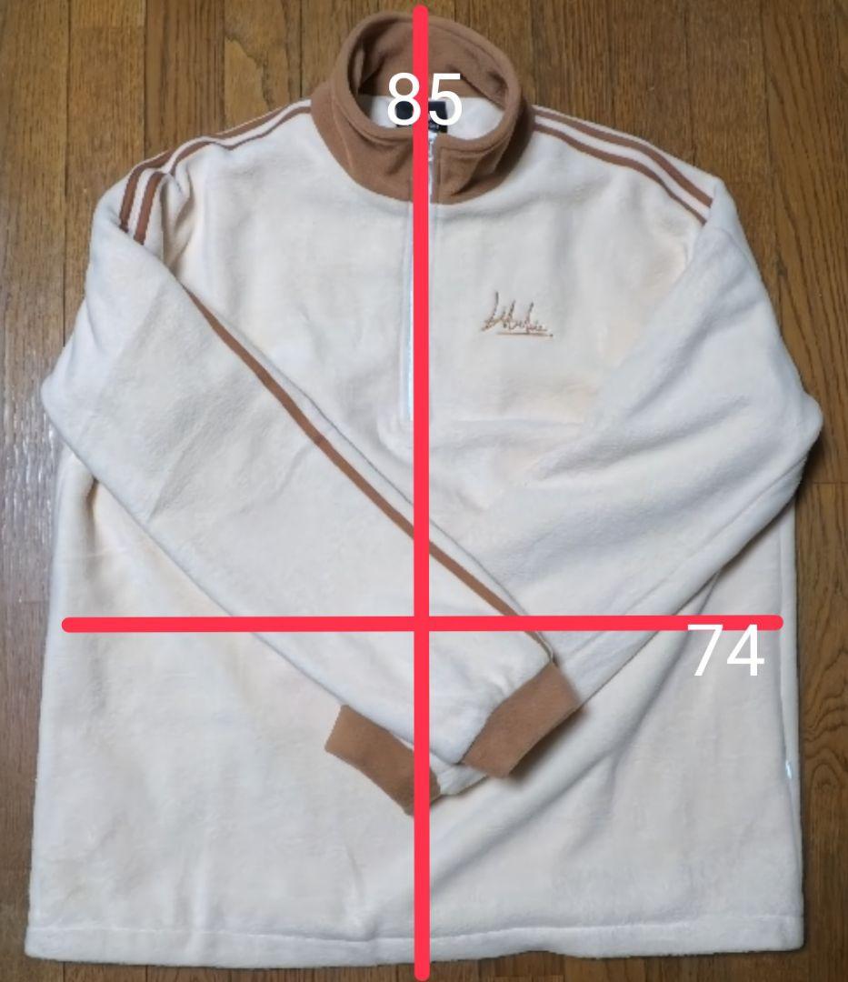 Libelice フリースハーフジップ XL ベージュ