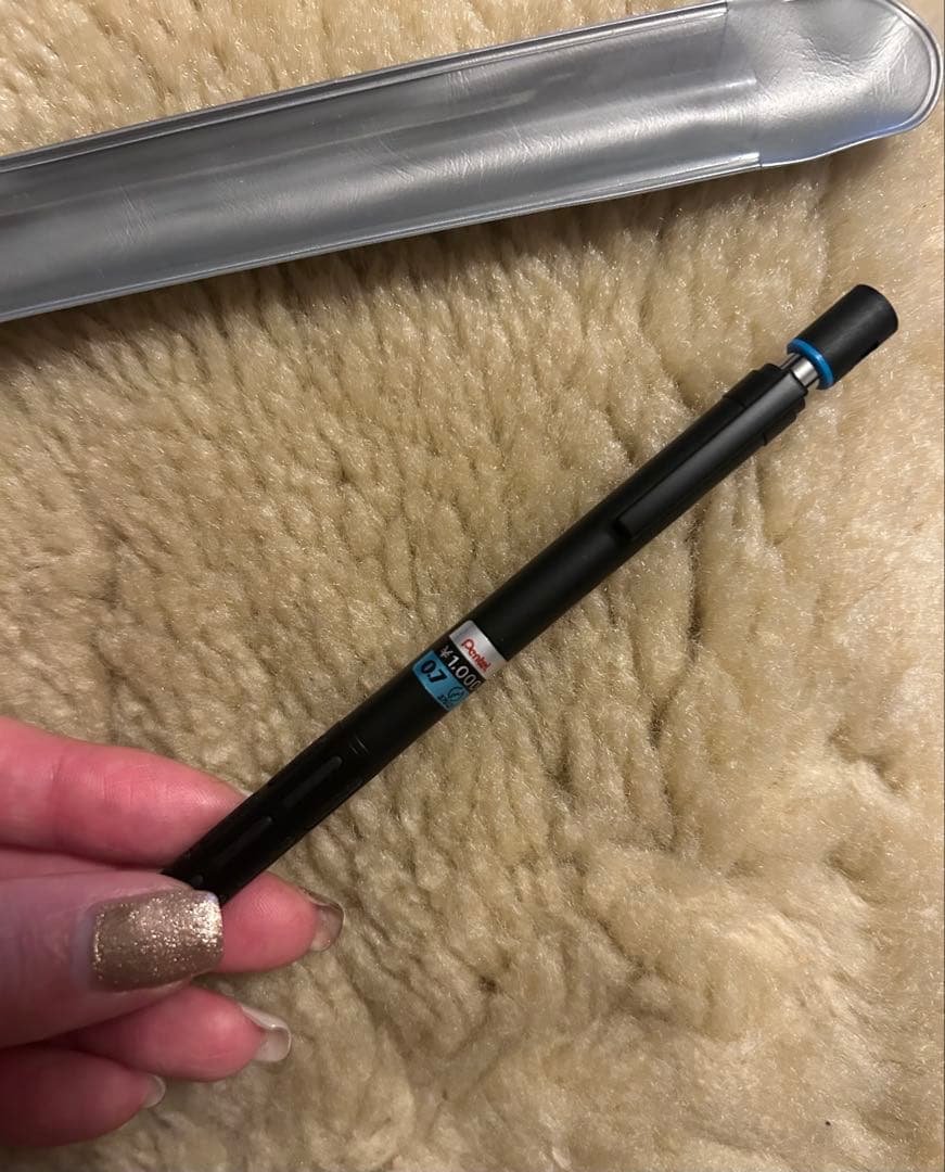 たど様◆レア廃盤◆旧型ぺんてる◆GRAPH1000◆PG1007青◆0.7シース