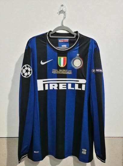 インテル 09/10 ホーム 長袖 ユニフォーム 4番 サネッティ