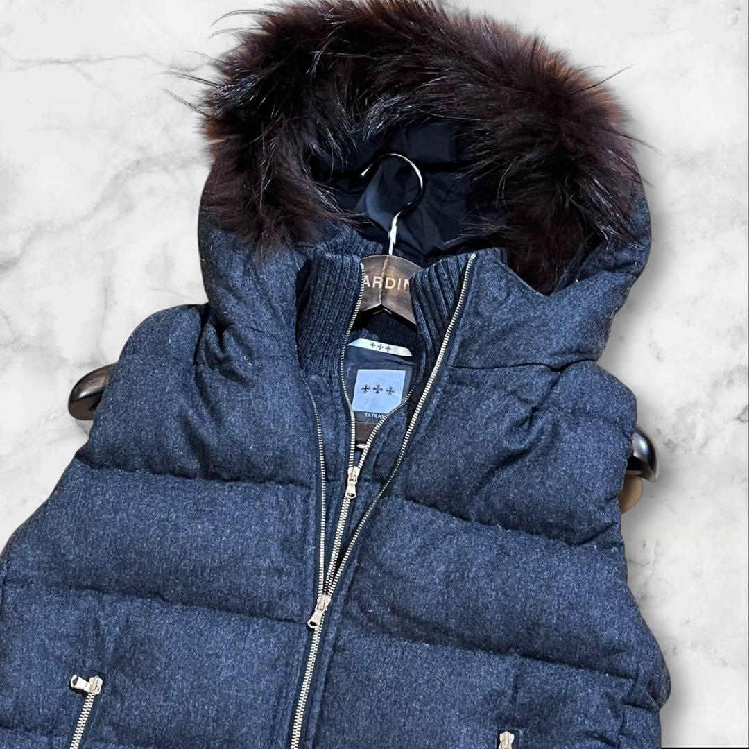 美品✨タトラス　TATRAS サイズ2 ダークグレー　カシミヤ　ファー2way