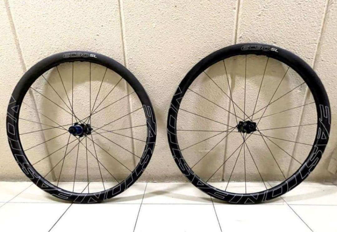 ほぼ新品！EASTON イーストン EC90SL チューブラー　カーボンホイール