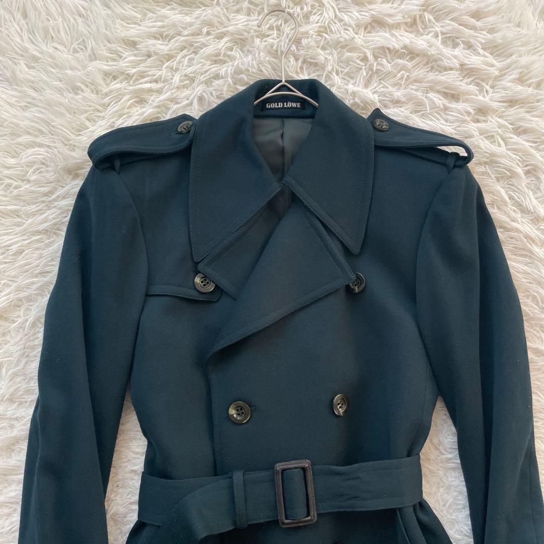 Gold Lowe ヴィンテージ　ダブル　トレンチ　コート　ロング