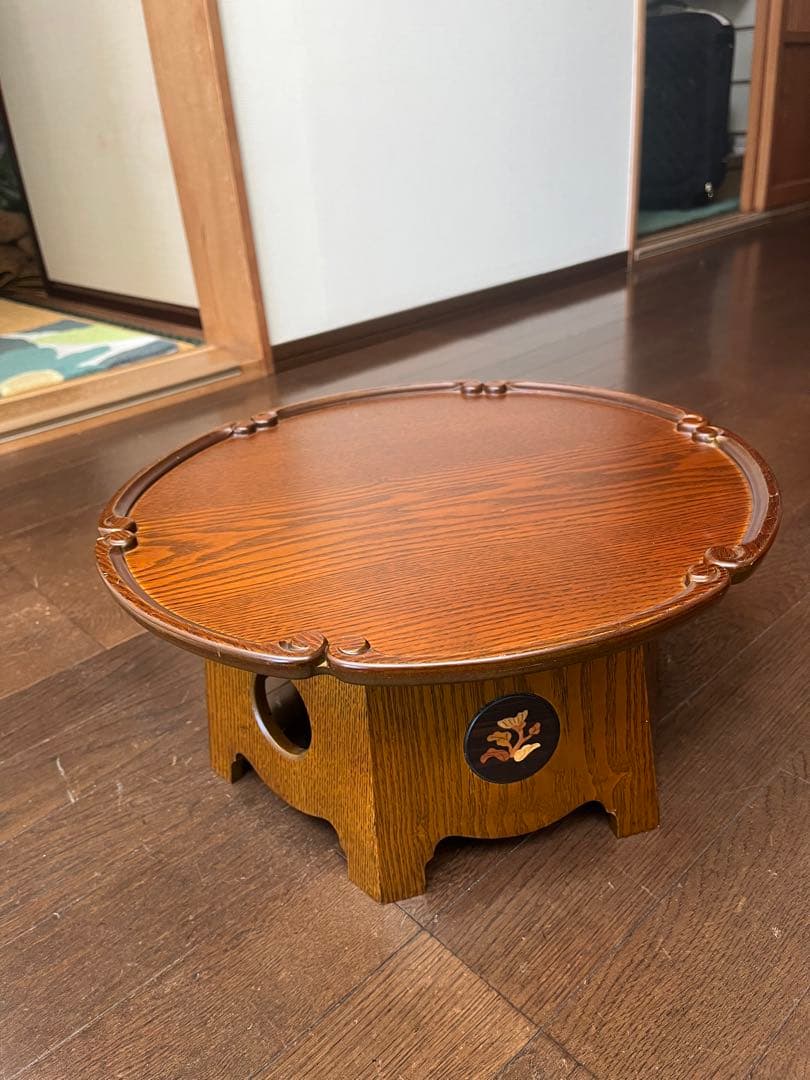 韓国のお膳台　台付盆