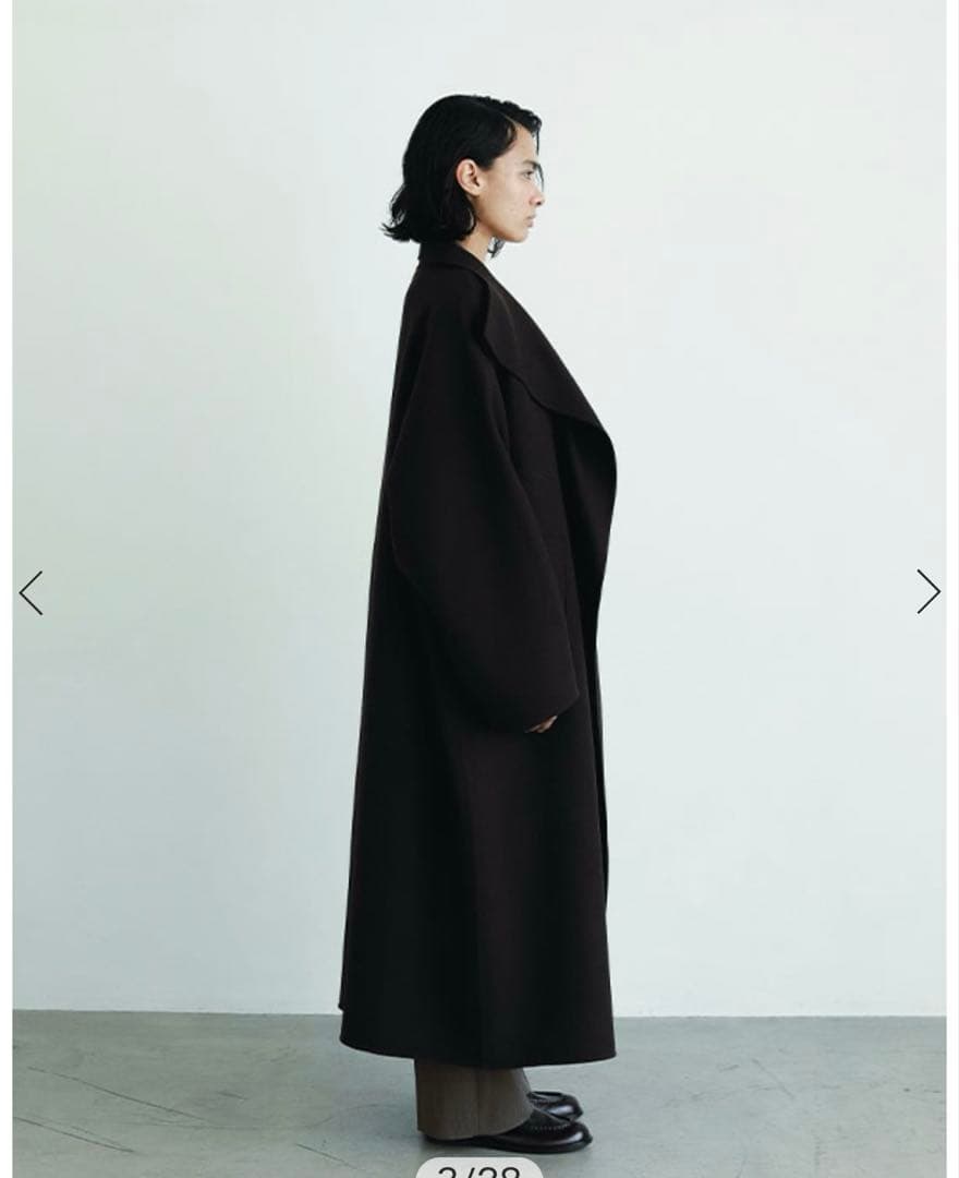 【新品】SANTE by ETRE TOKYO ウーステッドクロークリバーコート