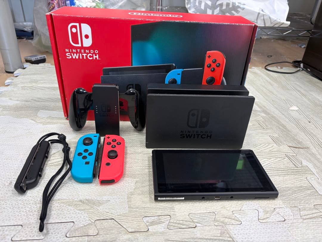 【ジャンク品】Nintendo Switch 本体 青/赤