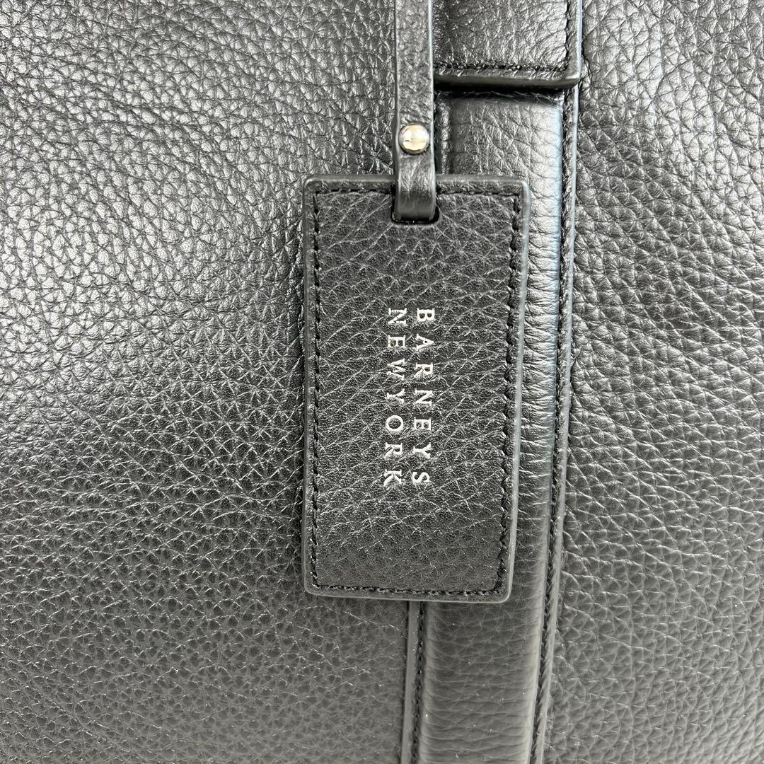 【TAKU様】バーニーズニューヨーク トートバッグ ビジネス ベンツ 本革 黒