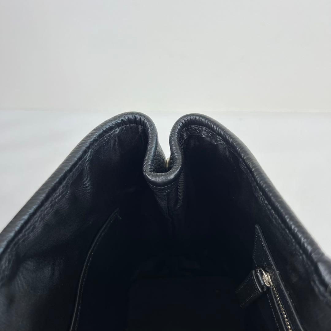 【TAKU様】バーニーズニューヨーク トートバッグ ビジネス ベンツ 本革 黒