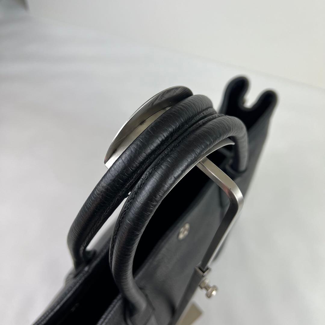 【TAKU様】バーニーズニューヨーク トートバッグ ビジネス ベンツ 本革 黒