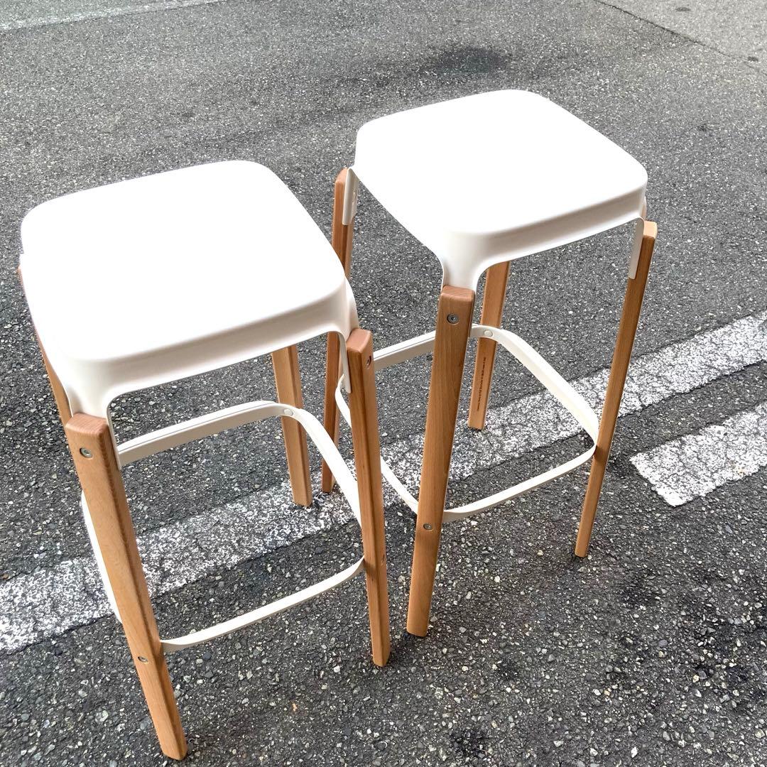 【直接お渡しのみ】【名作】MAGIS Steelwood Stool 2脚セット