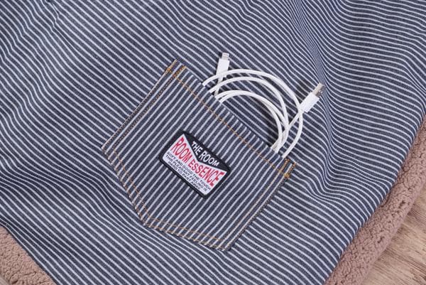 おしゃれ ふかふか かわいい 暖かい 正方形 こたつ布団 ストライプ