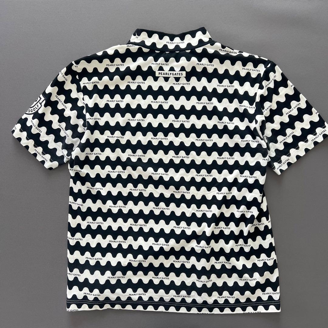 パーリーゲイツ　セットアップ　メンズ　ゴルフ　モックネック　ボーダー　パンツ　M