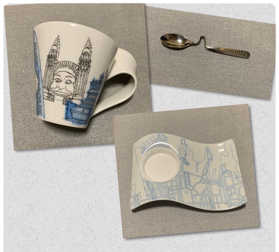 新品Villeroy&Boch ビレロイ&ボッホ カップ&ソーサー＆スプーン