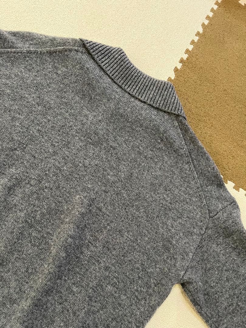 北欧暮らしの道具店　グレー ポロネック 長袖ニット　新品