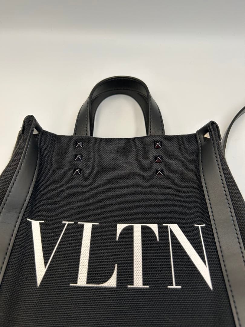 ヴァレンティノ VALENTINO キャンバスレザー　2WAYバッグ付属品完備