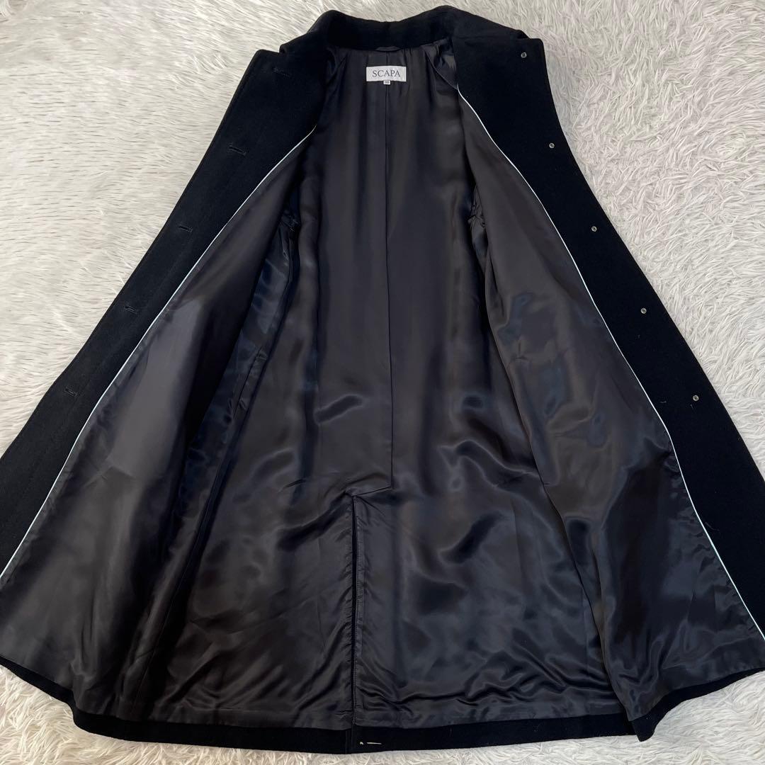 【新品未使用】スキャパ　アンゴラ混　ウール　ロングコート　フォーマルコート