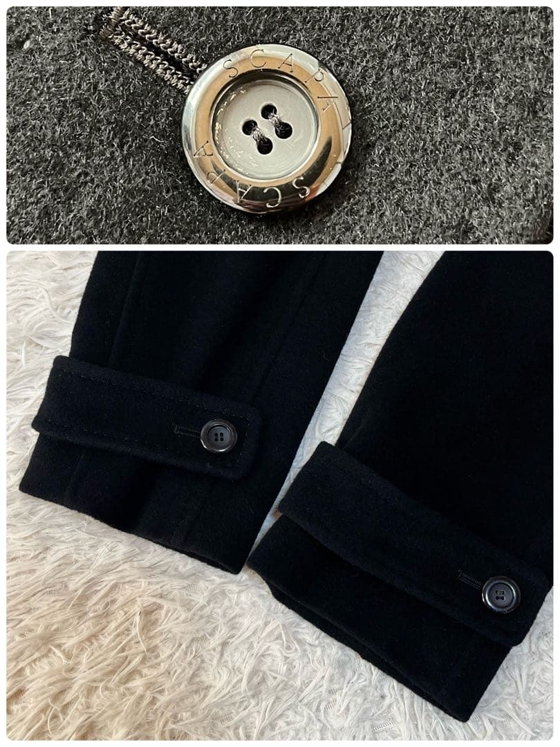 【新品未使用】スキャパ　アンゴラ混　ウール　ロングコート　フォーマルコート