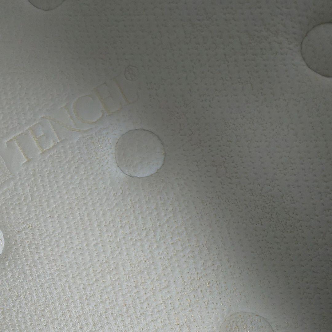 TENCELシングルマットレス&ベッドフレーム白