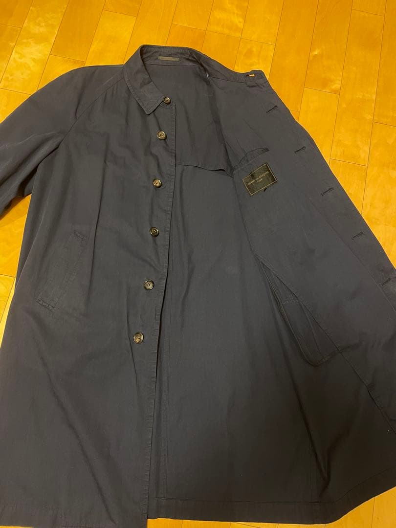 【超希少】　80s コムデギャルソンオム　ステンカラーコート　綿100%