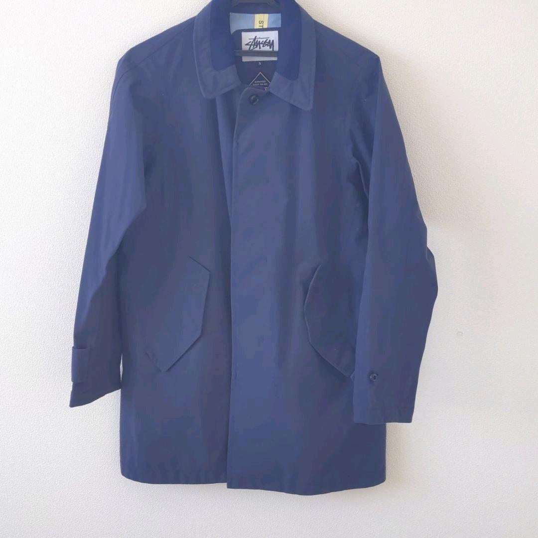 stussy コート　GORETEX ジャケット　アウター　ステューシーネイビー