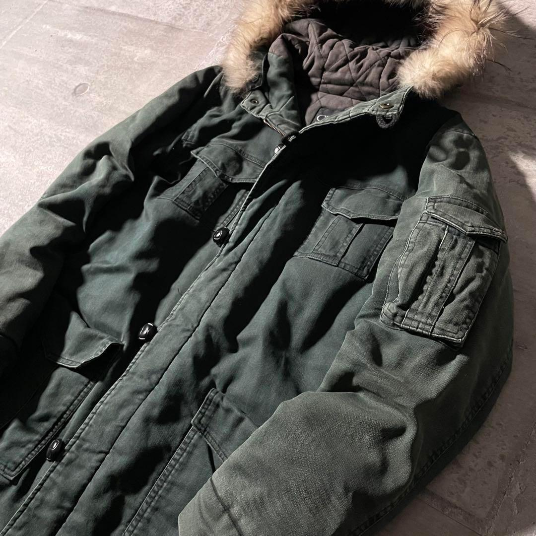 00s ファー付き ミリタリージャケット y2k アーカイブ 平成ギャル パンク