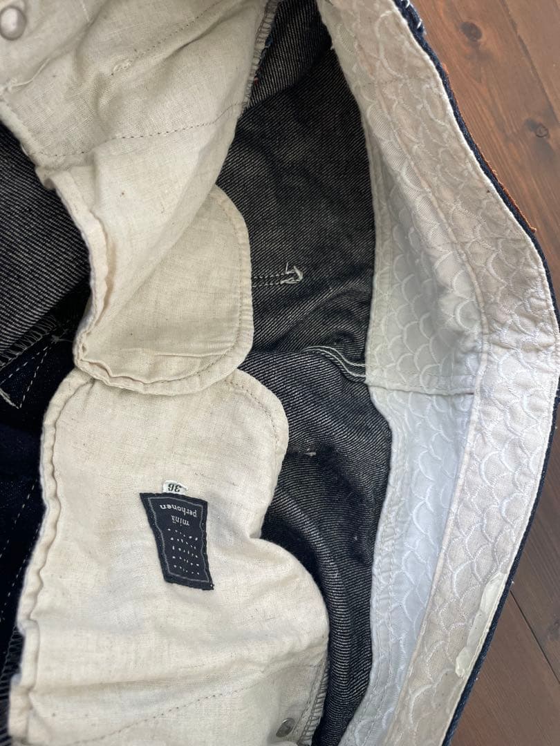 ミナペルホネン always オールウェイズ　テーパードデニム　サイズ36