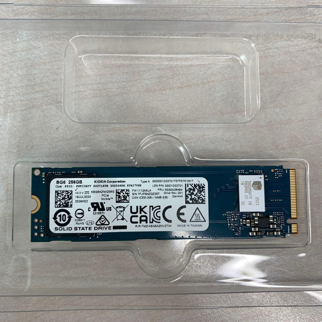 新品外し M.2SSD　KIOXIA/SAMSUNG 10枚 256GB