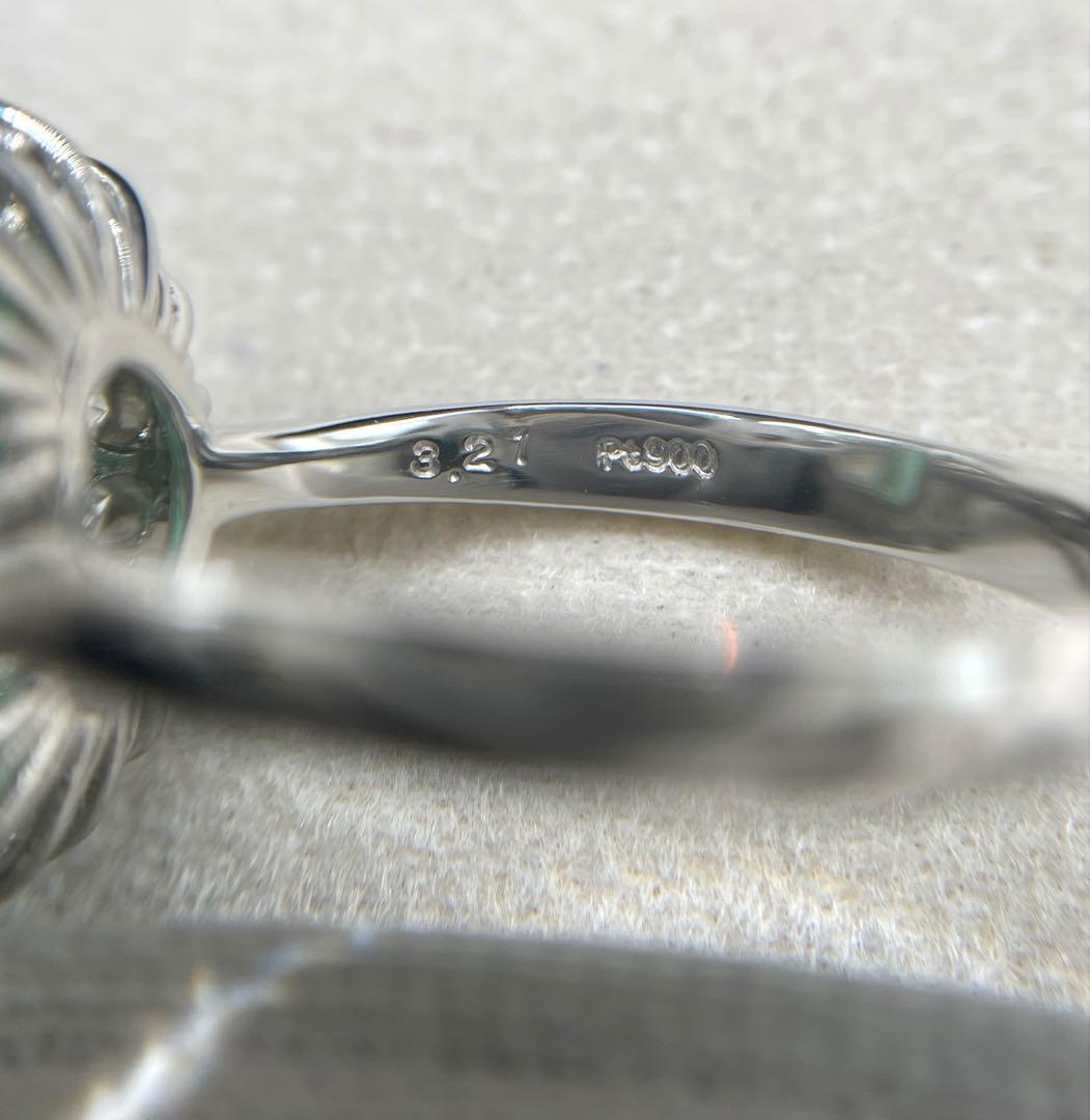 専用JA72★高級 コロンビア産大粒エメラルド3.21ct D リング鑑付