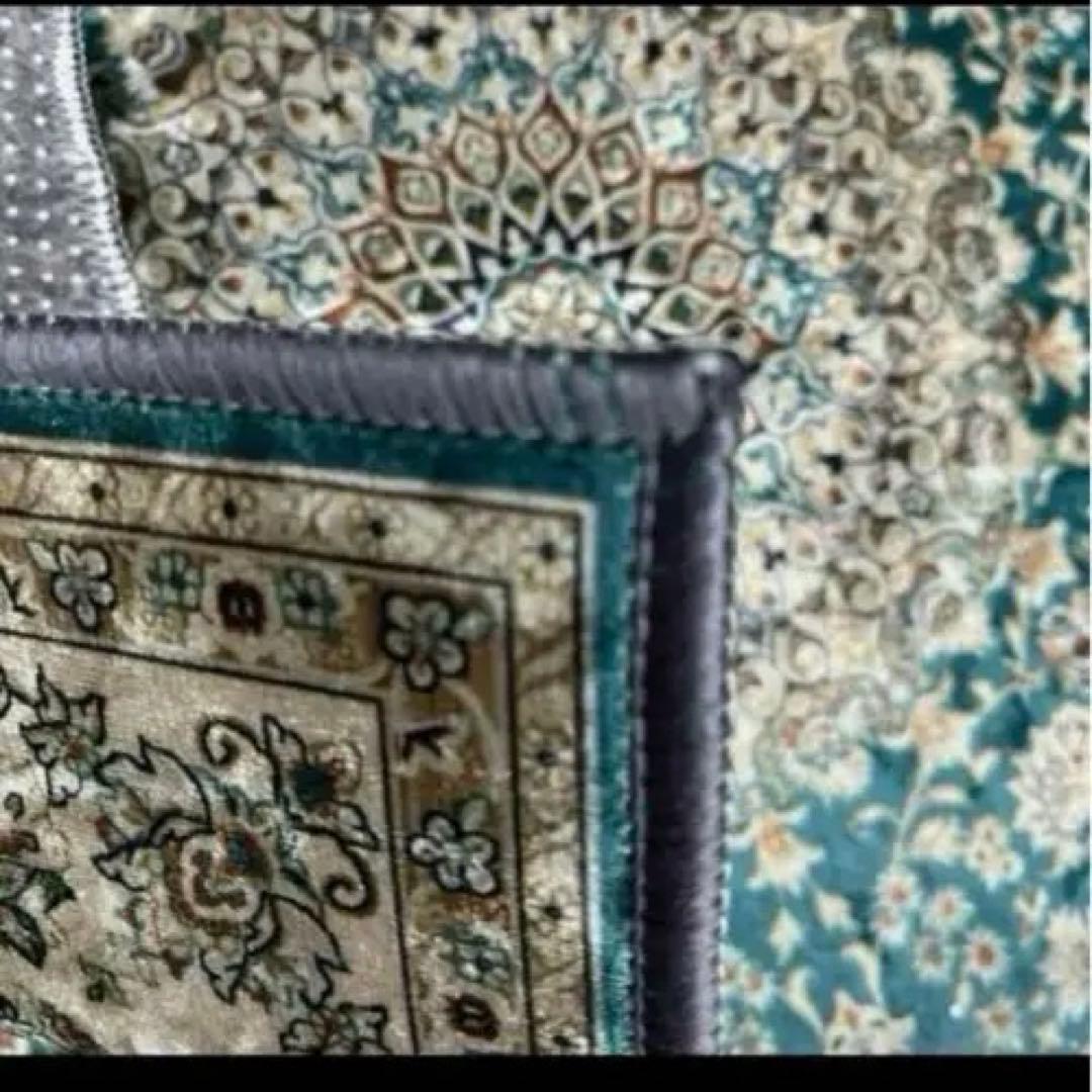 新品　ペルシャ風柄プリントラグ 140×200cm ポリエステル製