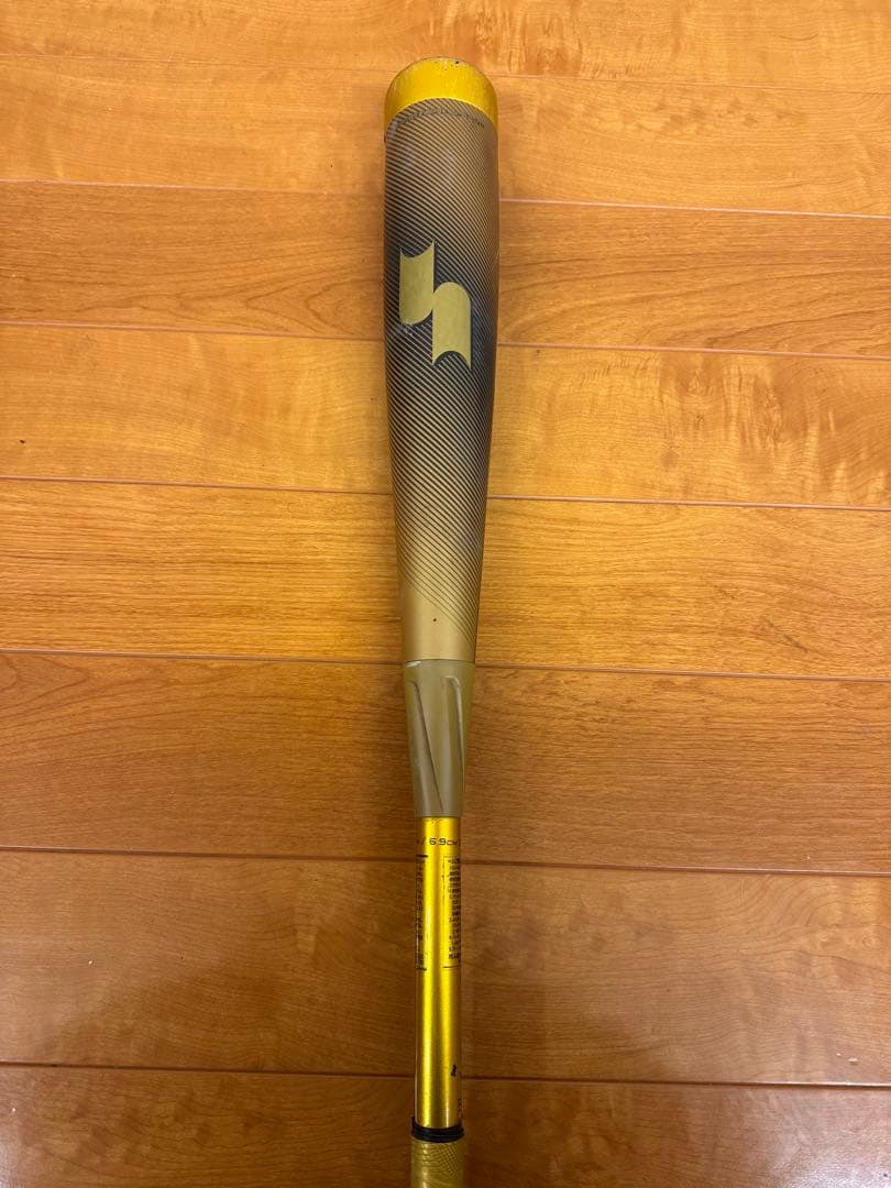 限定品　SSK mm23 軟式野球バット 84cm ゴールド