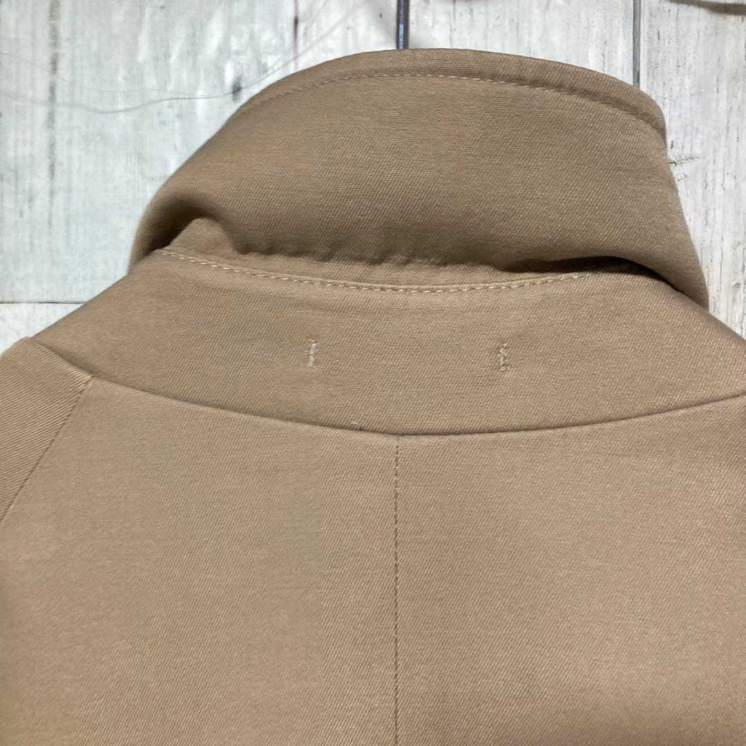 アクアスキュータム　シングル　ベルテッド　トレンチコート　ベージュ